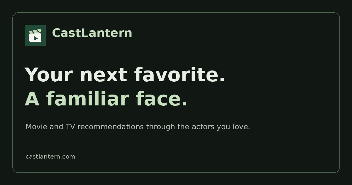 Movie and TV Recommendations by Actor | CastLantern